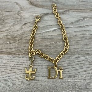 Diamonds International Charm Bracelet Di & Anchor Charms